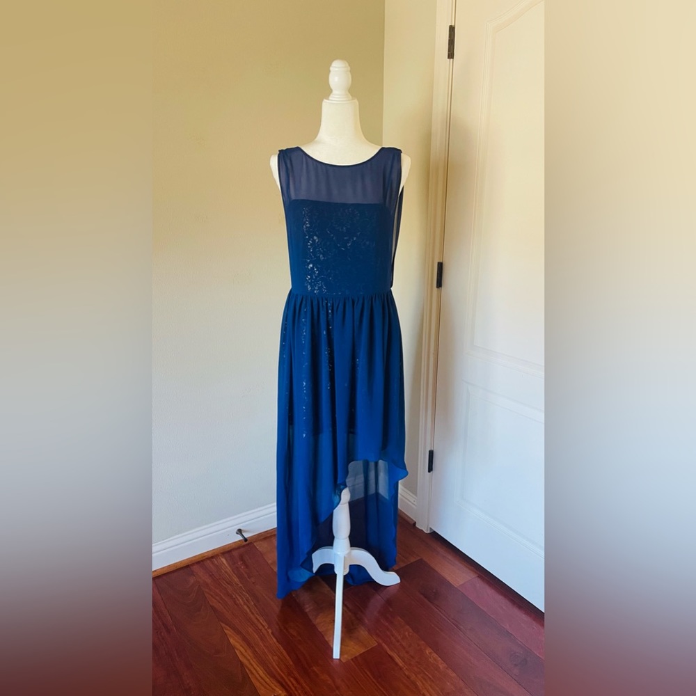 BCBGMAXAZRIA Katrine 2 pc Chiffon
Overlay Dress
